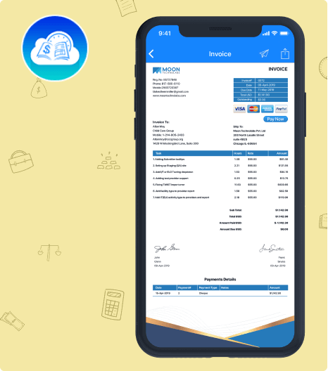 Moon Invoice